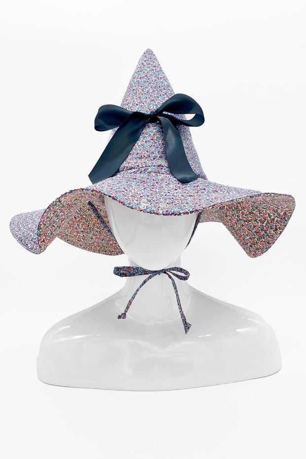 Calico Florals Reversible Witch Hat